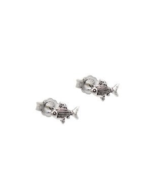 Brinco AG (Envelhecida) Peixe 8mm  - G6 - 6mm x 8mm - 0.57gr
