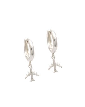 Brinco AG Argolinha Fundida c/ Aviao - G6 - 12mm x 21mm - 2.03gr
