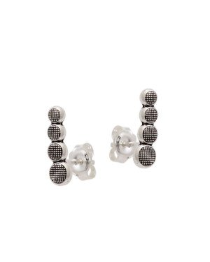 Brinco AG (Envelhecido) Ear Cuff Baby p/ 4 Red. Reticulados  - G5 - 4mm x 14mm - 1.05gr