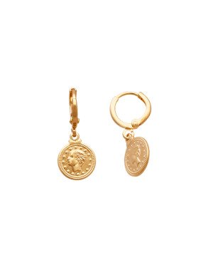Brinco Argolinha p/ Moeda Lira  - 00 - 12mm x 26mm - 2.25gr