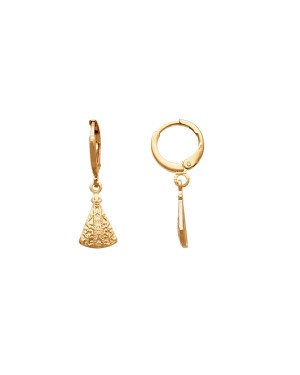 Brinco Argolinha p/ Nossa Senhora Aparecida  - 00 - 13mm x 27mm - 1.81gr