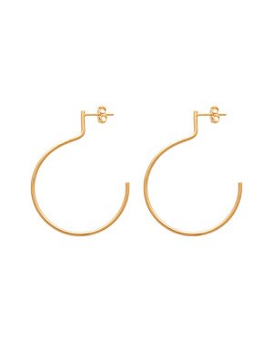 Brinco Argola c/ Pino 37mm - 00 - 37mm x 46mm - 3.53gr