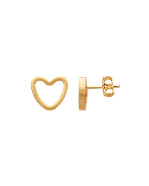 Brinco Coracao 10mm  - 00 - 10mm x 2mm - 1.54gr