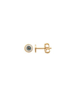 Brinco Olho Grego 5mm p/ Resina (Branco/Azul/Preto) - 00 - 5mm x 5mm - 0.70gr