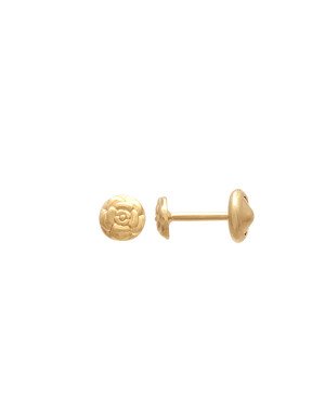 Brinco TP Flor Camelia 4mm  - 00 - 4mm x 4mm - 0.48gr