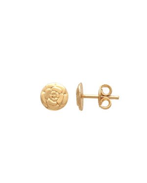 Brinco Flor Camelia 6mm  - 00 - 6mm x 6mm - 0.68gr