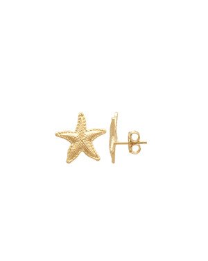 Brinco Estrela do Mar Borda Torcida 13mm  - 00 - 15mm x 15mm - 1.47gr