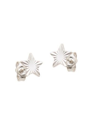 Brinco AG Pino Estrela 8mm Diamantada - G5 - 8mm x 8mm - 0.76gr