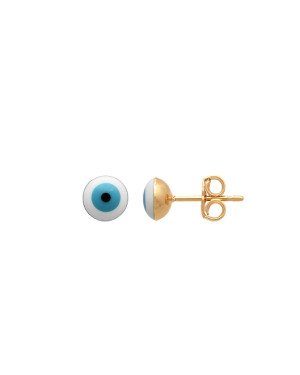 Brinco Fixo Olho Grego 6mm - 00 - 6mm x 14mm - 0.72gr