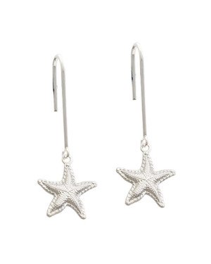Brinco AG Gancho Estrela Do Mar Borda Torcida 13mm  - G5 - 14mm x 39mm - 2.13gr