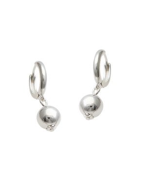 Brinco AG Argolinha c/ 1 Bola 8mm - G6 - 8mm x 28mm - 3.60gr