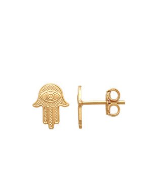 Brinco Mao de Santa Luzia Reticulada  - 00 - 10mm x 10mm - 0.95gr