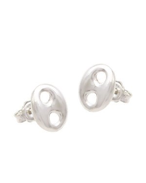 Brinco AG Fixo Oito Medio  - G5 - 8mm x 11mm - 1.19gr