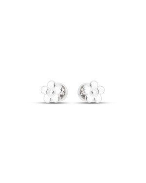 Brinco AG TP  Flor 6mm (Sem Envelhecer) - G5 - 6mm x 6mm - 0.65gr