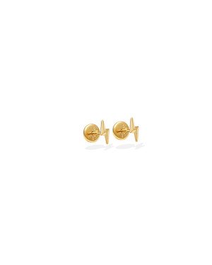 Brinco TP Raio Facetado 6mm  - 00 - 2mm x 6mm - 0.34gr
