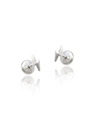 Brinco AG TP Raio Facetado 6mm  - G5 - 2mm x 6mm - 0.44gr