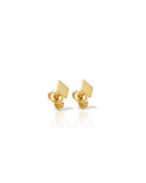 Brinco Losango 6mm Liso  - 00 - 4mm x 6mm - 0.36gr
