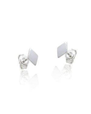 Brinco AG Losango 6mm Liso  - G5 - 4mm x 6mm - 0.47gr
