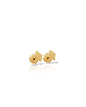 Brinco TP Losango 6mm Liso  - 00 - 4mm x 6mm - 0.39gr