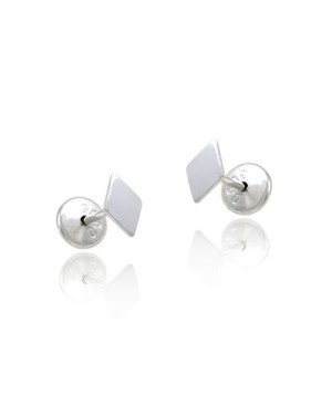 Brinco AG TP Losango 6mm Liso  - G5 - 4mm x 6mm - 0.52gr
