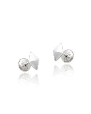 Brinco AG TP Losango 6mm Facetado - G5 - 4mm x 6mm - 0.56gr