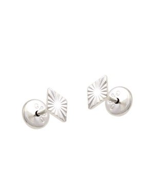 Brinco AG TP Losango 6mm Diamantado - G5 - 4mm x 6mm - 0.55gr