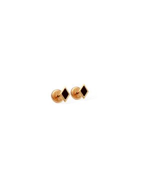 Brinco TP Losango 6mm Reticulado p/ Resina  - 00 - 4mm x 6mm - 0.40gr