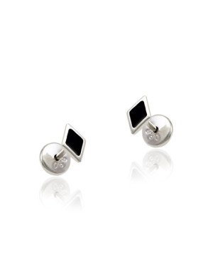 Brinco AG TP Losango 6mm Reticulado p/ Resina - G5 - 4mm x 6mm - 0.53gr