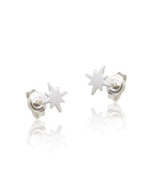 Brinco AG Estrela 8 Pontas Lisa 6mm  - G5 - 6mm x 6mm - 0.44gr