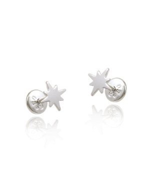 Brinco AG TP Estrela 8 Pontas Lisa 6mm  - G5 - 6mm x 6mm - 0.54gr