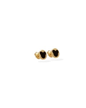Brinco Redondo 6mm c/ Mickey p/ Resina - 00 - 6mm x 6mm - 0.74gr