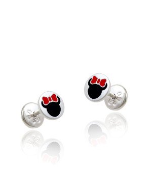 Brinco AG TP Minnie  (Laco Vermelho/ Rosto Preto) - G5 - 6mm x 6mm - 0.77gr