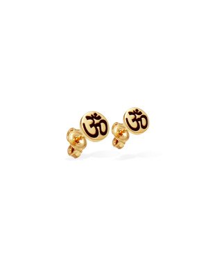 Brinco Redondo 6mm Simbolo Japones p/ Resina  - 00 - 6mm x 6mm - 0.75gr