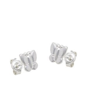 Brinco AG Borboleta 6mm  - G5 - 6mm x 6mm - 0.78gr