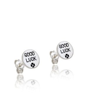 Brinco AG Good Luck (Boa Sorte) - G5 - 4mm x 4mm - 1.02gr