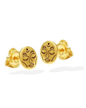 Brinco Olho de Buda  - 00 - 4mm x 4mm - 1.00gr