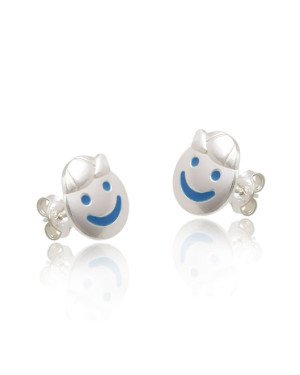 Brinco AG Cabeca Menino - G5 - 9mm x 10mm - 1.53gr