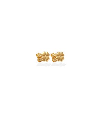 Brinco Trevo Liso 7mm - 00 - 7mm x 7mm - 0.79gr