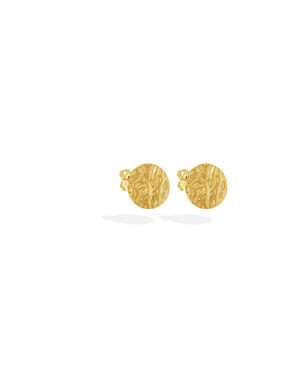 Brinco Redondo 12mm Martelado  - 00 - 12mm x 12mm - 1.86gr