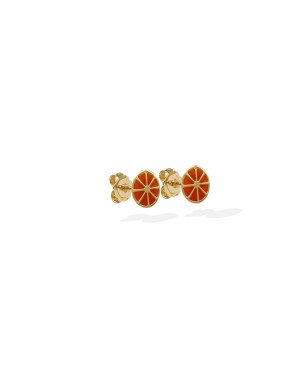 Brinco Laranja p/ Resina  - 00 - 7mm x 7mm - 0.75gr