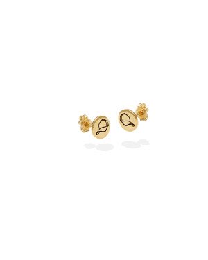 Brinco Redondo Bone  - 00 - 7mm x 7mm - 0.79gr