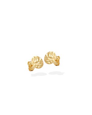 Brinco Redondo 8.5mm Martelado - 00 - 8mm x 8mm - 1.07gr