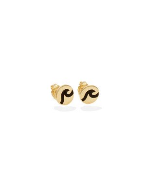 Brinco Redondo Liso c/ Onda 8mm  - 00 - 8mm x 8mm - 1.13gr