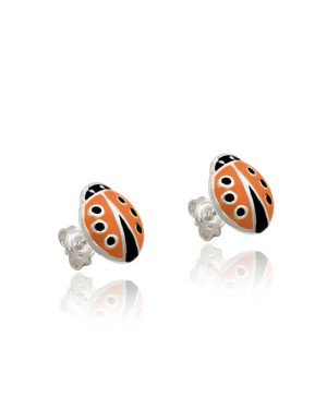Brinco AG Joaninha 10mm p/ Resina  - G5 - 9mm x 11mm - 1.05gr