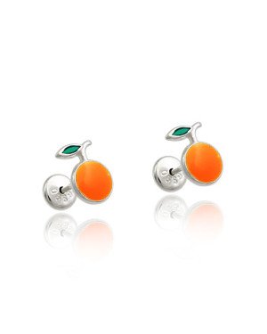 Brinco AG TP Laranja 8.5mm p/ Laranja  - G6 - 6mm x 15mm - 0.94gr