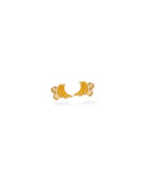 Brinco Banana 8.5mm c/ Resina  - 00 - 6mm x 9mm - 0.60gr