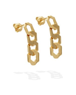 Brinco 4 Elos Corrente Grume - 00 - 7mm x 26mm - 2.76gr