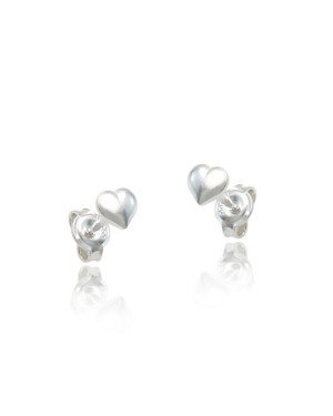Brinco AG Coracao Abaulado 4mm - G6 - 4mm x 4mm - 0.46gr