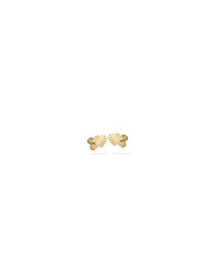 Brinco Coracao Diamantado 4mm - 00 - 4mm x 4mm - 0.36gr