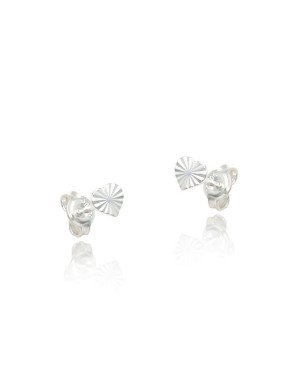 Brinco AG Coracao Diamantado 4mm - G6 - 4mm x 4mm - 0.46gr